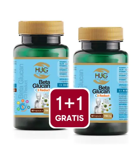 Beta Glukan & C3 Reduct 1+1 GRATIS