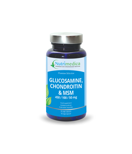 Glucosamine, Chondroitin & MSM za zdravlje zglobova nutrimedica