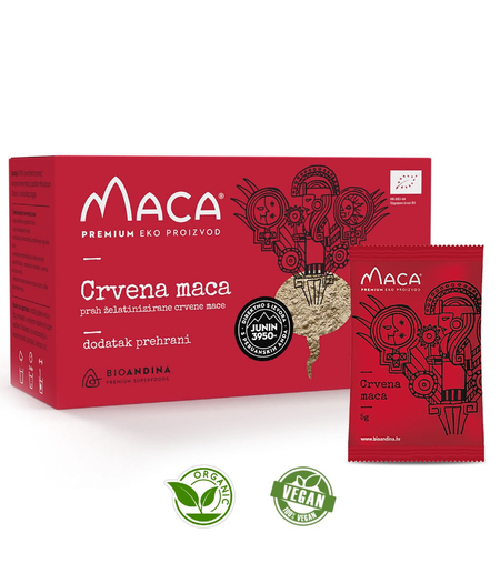 crvena maca aktivirana bioandina