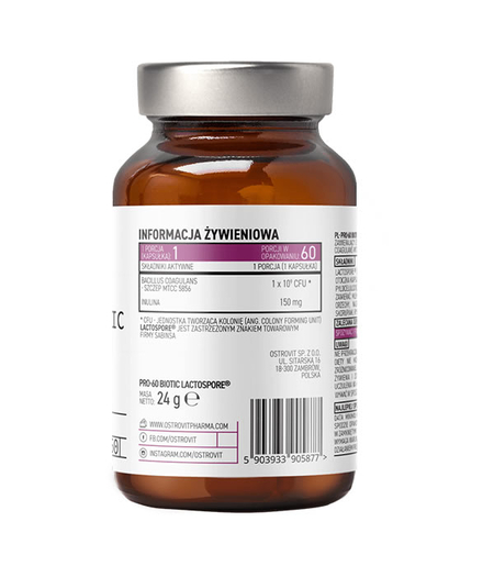 OstroVit Pharma PRO-60 BIOTIC LactoSpore®