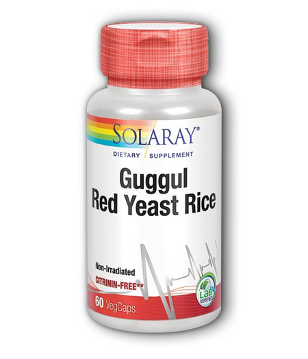 crvena riža protiv kolesterola solaray Guggul & Red Yeast Rice